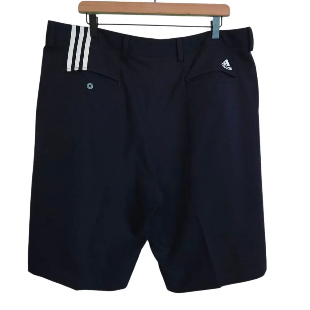 Adidas Climacool Navy Blue Golf Shorts Preppy Resortwear Athleisure Sz 38